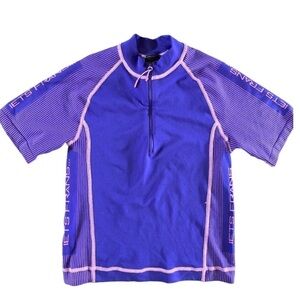 Urban Outfitters iets frans Quarter Zip fitted Athletic Bike top